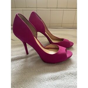 Jessica Simpson Open Toe Stiletto Heels Pink Size 9 Barbiecore